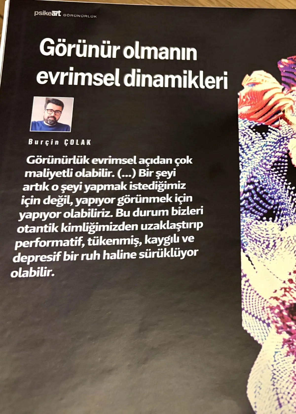 Görünür olmanın evrimsel dinamikleri